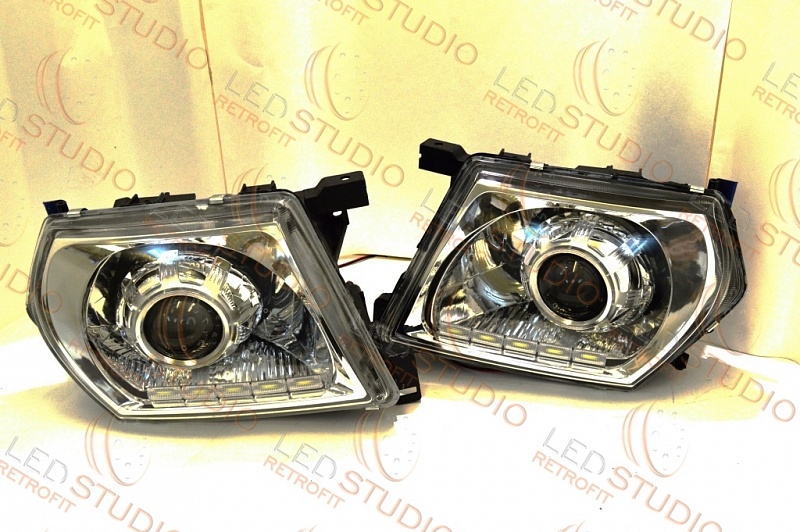 Проект биксеноновых фар Nissan Patrol GR Y61 ORBIT 99-05